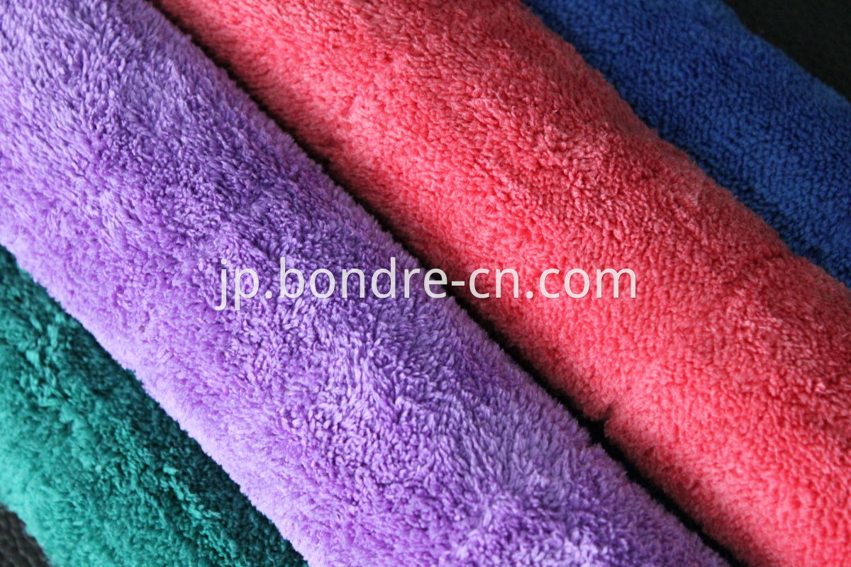 car cleaning plush towel